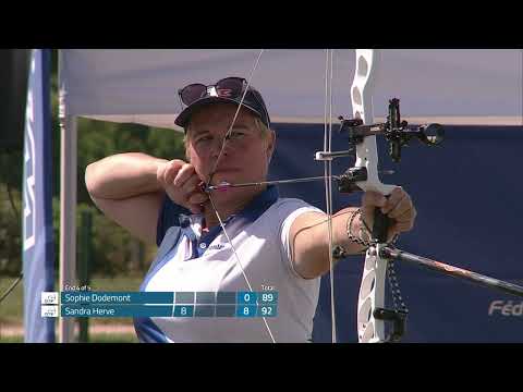 Dodémont vs Hervé - Or arc à poulies femmes | Riom 2022