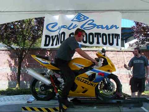 Cycle Barn - Larson, Tony - 05 Suzuki GSXR600 dyno