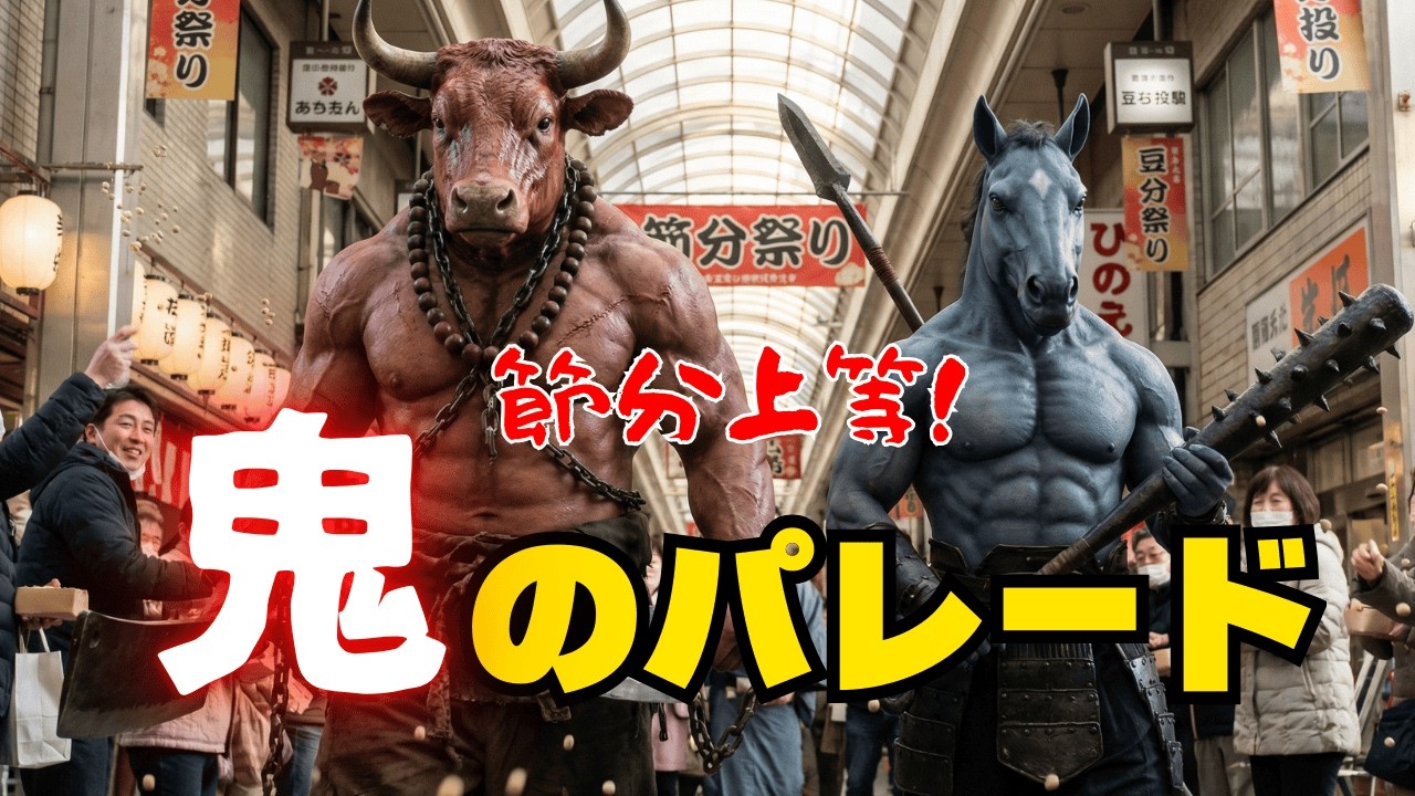 【節分上等！】豆に屈しない鬼たちの節分パレード♪