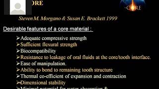 Post and Core – Conservative Dentistry