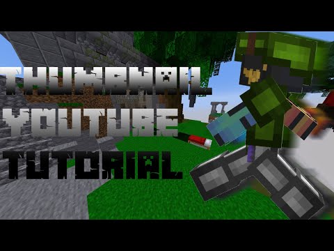 FREE Minecraft Thumbnail Tutorial! SHOCKING Tricks!