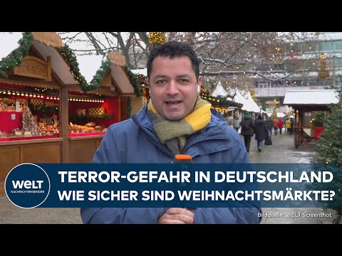 Video Thumbnail: DEUTSCHLAND: Terror-Gefährdung! Wie sicher sind die Weihnachtsmärkte?
