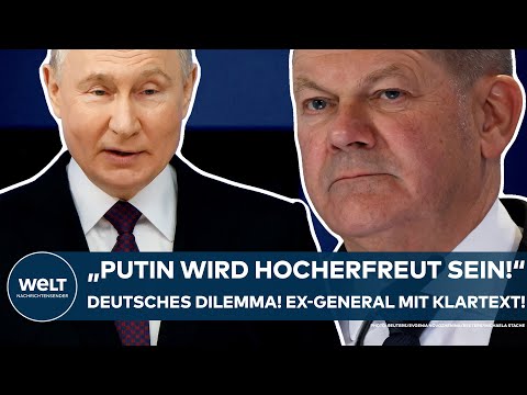 Video Thumbnail: UKRAINE-KRIEG: "Putin wird hocherfreut sein!" Deutsches Dilemma? Ex-General mit Klartext