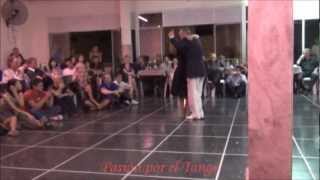 COCA y OSVALDO CARTERY bailando el tango COLOR CIELO en FLOREAL MILONGA