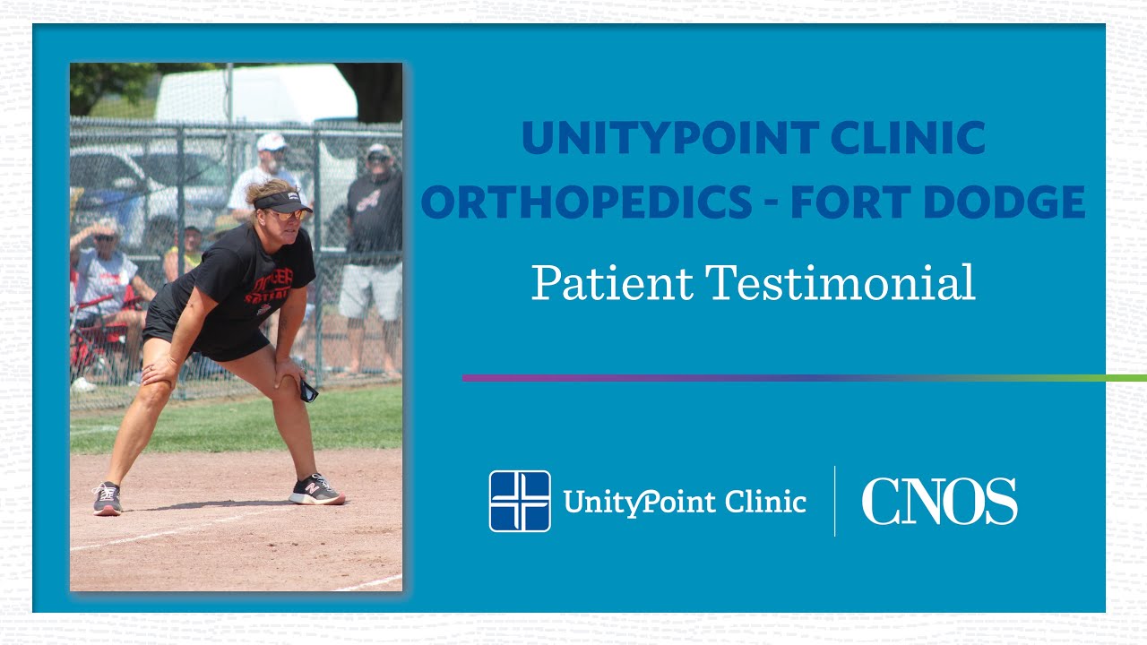 Fort Dodge Softball Coach Finds Success at UnityPoint Clinic Orthopedics