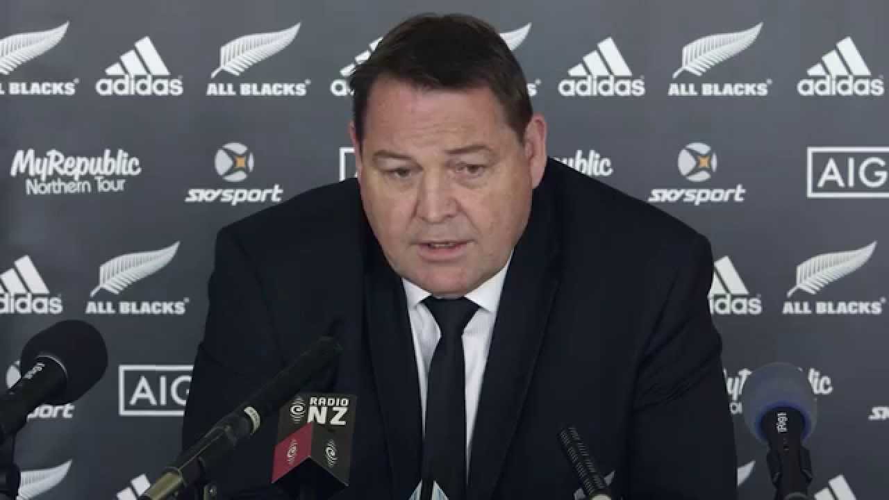 All Blacks MyRepublic Northern Tour squad naming.