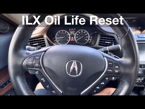 2019 - 2023 Acura ILX How to reset oil life reminder / maintenance light