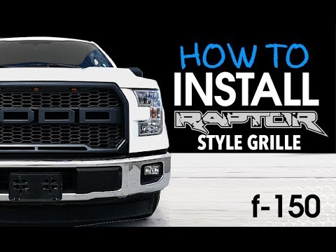 How to install Ford F150 2015-2017 Raptor Style Grille Upgrade