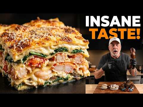 The Most Delicious Seafood Lasagna I've Ever Made
