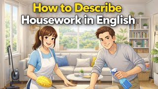 How to Describe Housework in English | English Conversation Practice