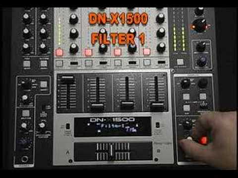 Denon DNX-1500 Filter Demo