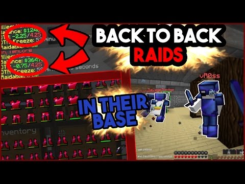 BACK TO BACK INVIS RAIDS & 3+ POWER FACTIONS RAIDABLE (INVIS RAIDING) - VIperHCF [12]
