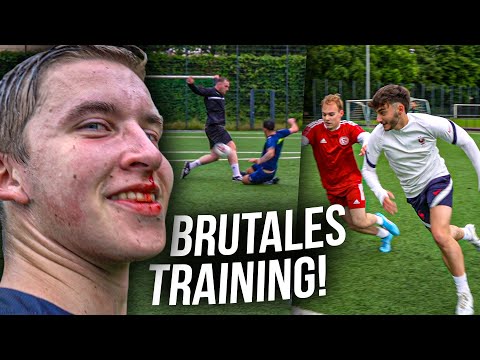 KREISLIGA TRAINING mit NEUEN SPIELERN endet BLUTIG...
