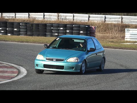 Paweł Zasada, Honda Civic | P1 w klasie 2 🥇 - II SuperOES Tor Poznań - 12.02.2022