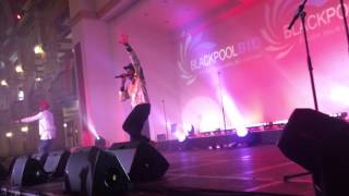 Reggie N Bollie performing New Girl at Blackpool Pride on 11th June