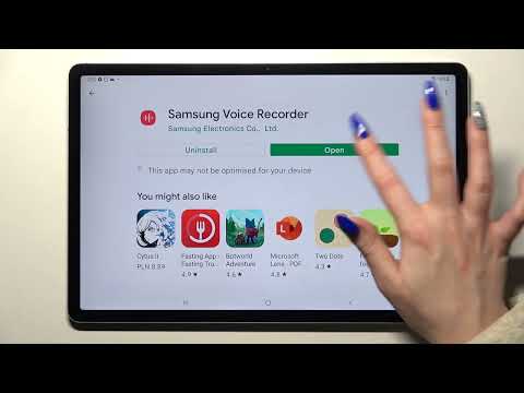 How to Record Sounds on SAMSUNG GALAXY TAB S7 FE – Use Sound Recorder App