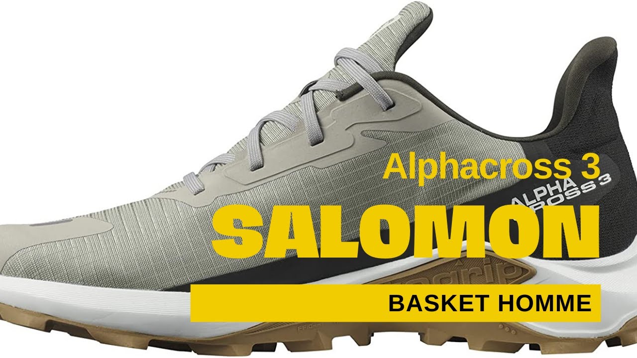 Salomon Alphacross 3 Chaussures Homme Trail Running - Baskets Alphacross 3 pas cher