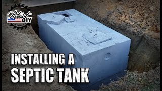 Septic Tank Install