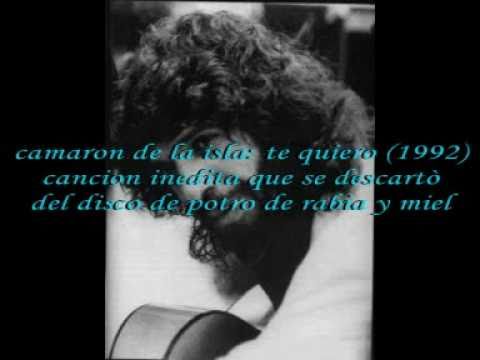 camaron - TE QUIERO (1992) cancion inedita