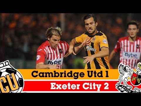 Cambridge United 1-2 Exeter City (16/9/14) – Sky Bet League 2 Highlights 2014/15