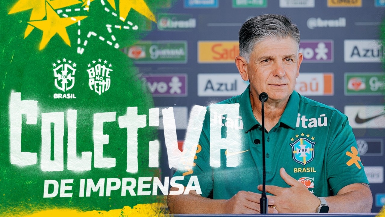 GUILHERME DALLA DÉA NA COLETIVA DA SELEÇÃO BRASILEIRA SUB-15
