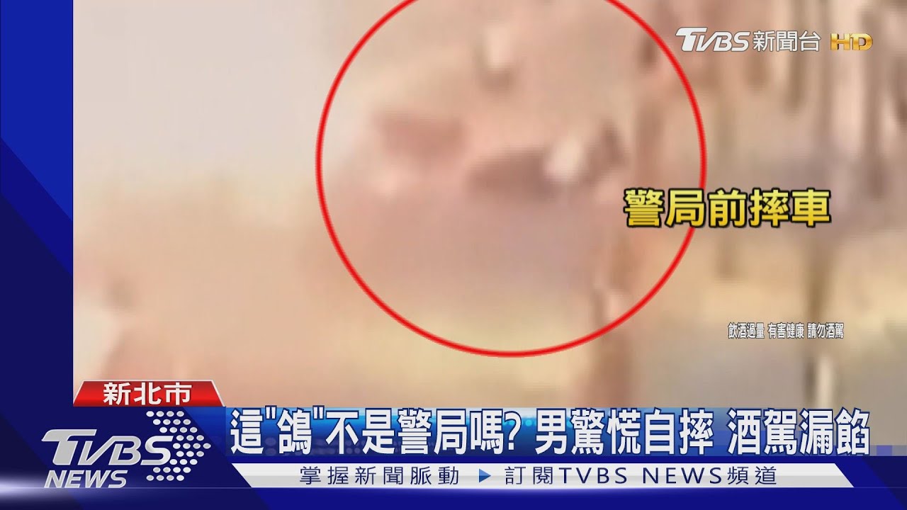酒醉迷途!騎士找路驚見「鴿」招牌 嚇到自摔警局門口