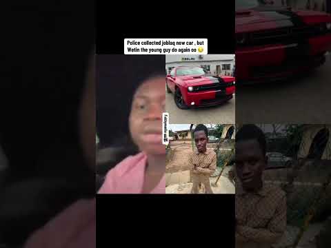 Peller cry out for his friend Jo blaq has police collected his new car worth 200 million