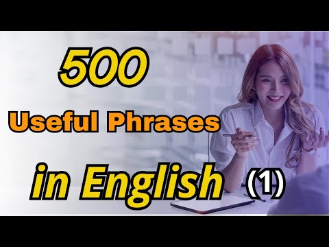 500 Common Long English Phrases 📚 | Volume 1 | Learn Everyday English!
