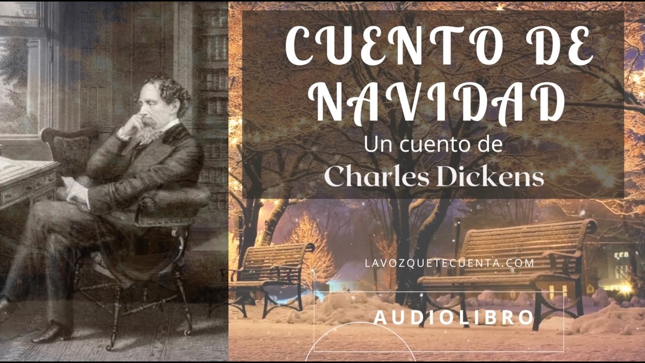Cuento de Navidad de Charles Dickens. Audiolibro completo. Voz humana real.