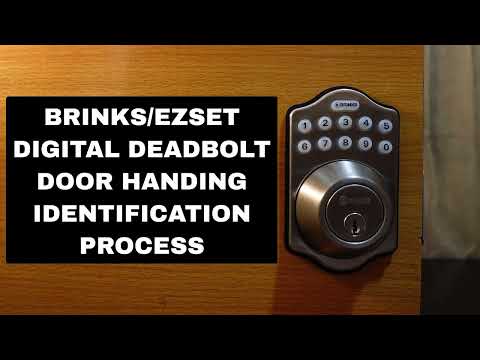 BRINKS/EZSET Digital Lock — Door Handing Detection Process
