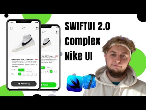 SwiftUI Tutorial - How to create a Nike Store UI using Xcode 12