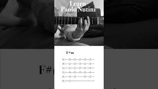 Learn Jenny don't be hasty by Paolo Nutini #paolonutini #guitarlesson #shorts #guitartutorial