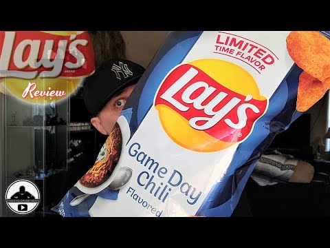 Lay's® GAME DAY CHILI Flavored Potato Chips Review! 🏈🍲🥔