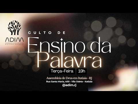 CULTO DE ENSINO - 15/09/2026 - AD Madureira Itatiaia RJ