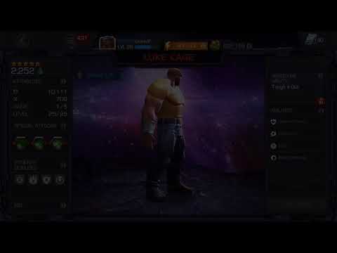 Luke Cage eval 5 star Rank 1 Level 25  B4 buff