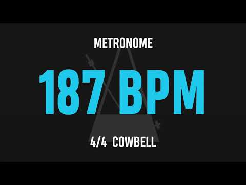 187 BPM 4/4 - Best Metronome (Cowbell)