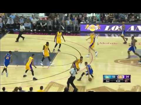 Kevin Durant, Stephen, Curry & KlayThompson Highlights - Golden State Warriors vs LA Lakers 2016