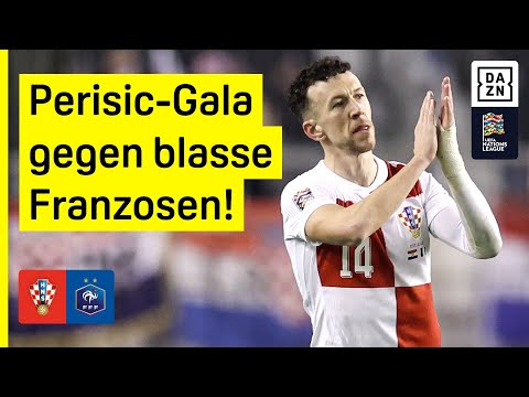Kroatien - Frankreich | Viertelfinale - Hinspiel | UEFA Nations League | DAZN Highlights