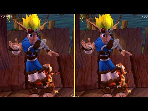 Jak and Daxter The Precursor Legacy PS Vita vs PS3 Graphics Comparison