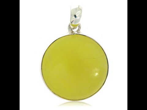Pandant din Argint 925 Opal verde Natural -  Frumusețe Radiantă și Inovație