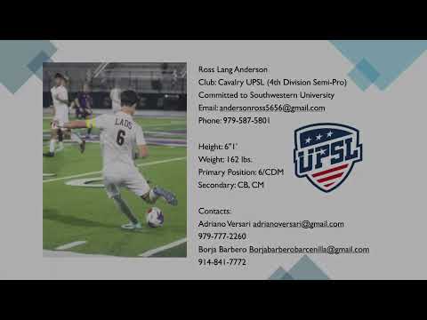 Ross Anderson - Senior & UPSL Semi-Pro Highlights - 23/24