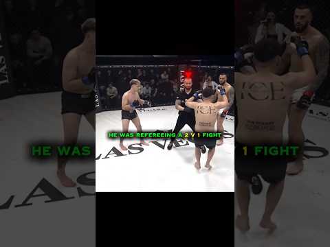 Never mess up with MMA referees🔥🥶