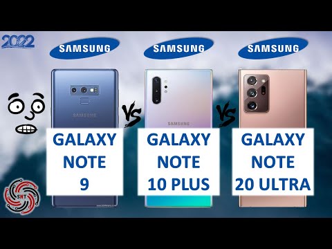SAMSUNG NOTE 9 VS NOTE 10 PLUS VS NOTE 20 ULTRA