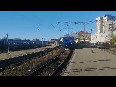 Plecarea trenului IR 1662 Iași-Bucuresti Nord cu un mecanic de comitet