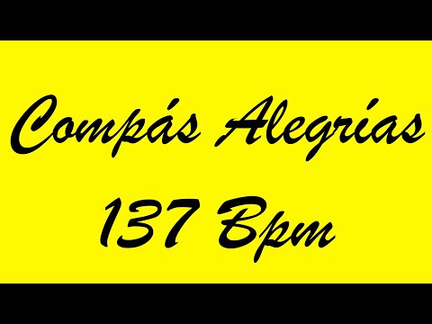 Compás Alegrías 137 Bpm - Bases Flamencas