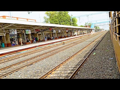 Train Announcement at Viramgam Junction Railway station Kakinada port SF Express Train