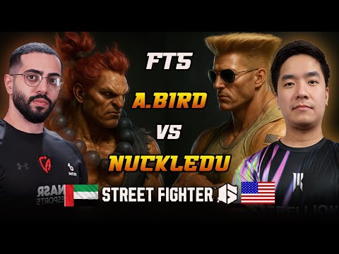 🔥 FT5 SHOWDOWN — ANGRYBIRD (Akuma) vs NUCKLEDU (Guile) ▰ Street Fighter 6 🔥