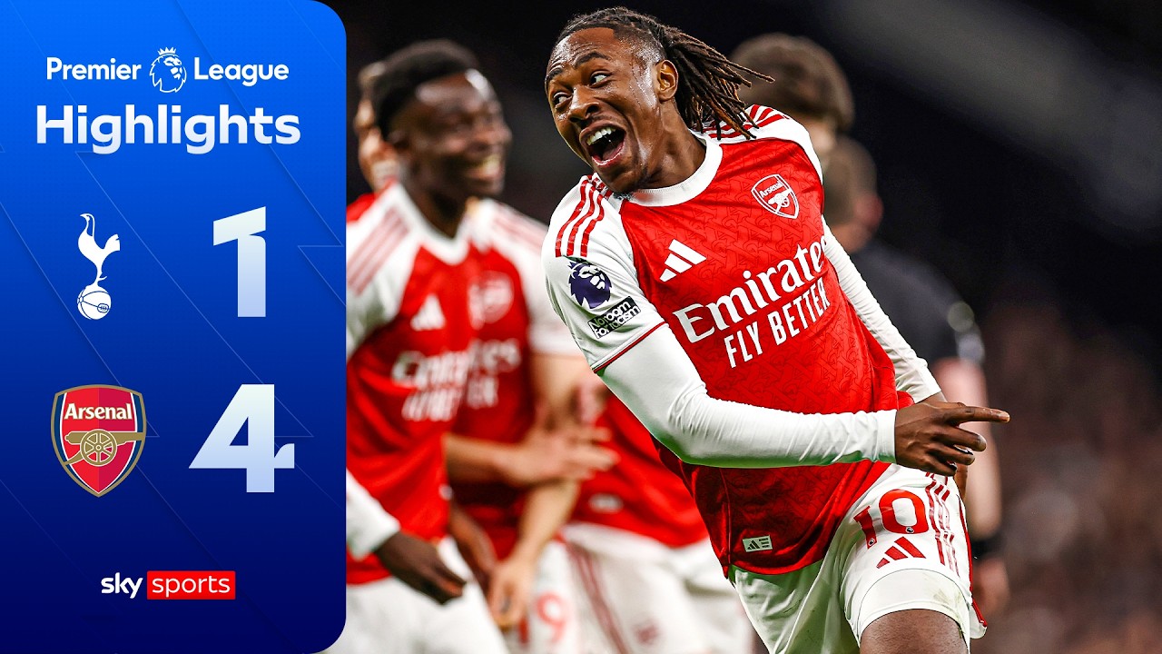 Eze and Gyokeres brace in CRUCIAL derby win! 🔴 | Spurs 1-4 Arsenal | Premier League Highlights