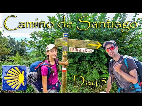 First stormy and rainy day getting to Zarautz | Day 5 of Camino del Norte