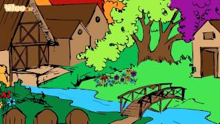 Der Kindergartenlieder Mix - Deutsch lernen mit Kinderliedern - Text am Monitor